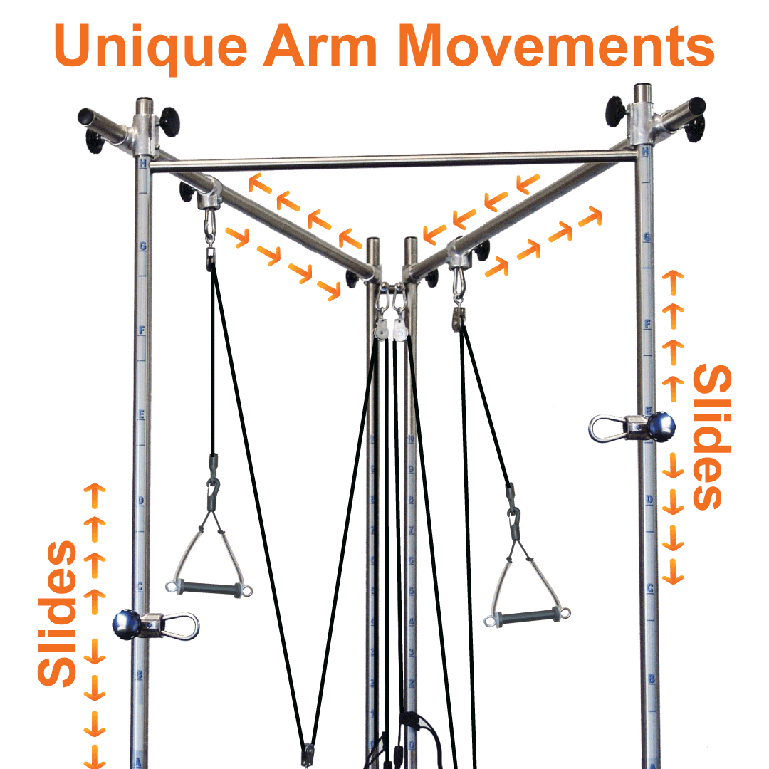 showing unique arm movements